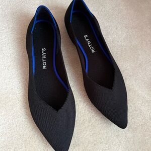 Rothy's Black The Point II flats